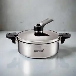 저압 진공 냄비 스텐 인덕션 겸용 다용도 압력솥 전골 24cm