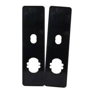 [본사정품] 아카라 도어락 K100 L100 표준 보강판 블랙 2개입