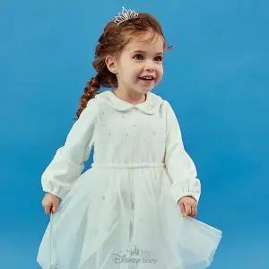 [디즈니베이비](신세계 사우스시티)[25년 겨울신상]겨울왕국엘사눈꽃샤원피스(IVORY)_79S724055