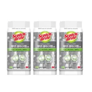 3M 돌돌이 청소 테이프클리너 대형리필 2입X3팩(검정)