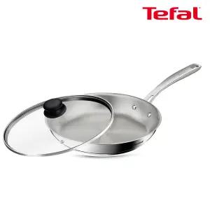 테팔 인덕션 SS 퍼펙트 레지스트 후라이팬 28cm+유리뚜껑 28cm