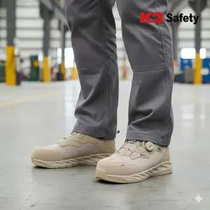 K2 세이프티 LT-106 베이지 다목적 안전화 작업화 건설화