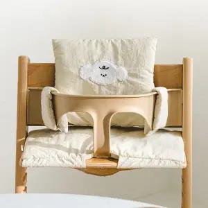 [루나스토리]트립트랩 쿠션 방석 방수 하이체어 커버 세트