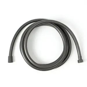 물때방지 PVC 튜브형 샤워호스 샤워기줄 2M (진그레이/사워기/호스/욕실/샤워기/교체/진회색/가정용/화장실