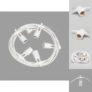 줄조명 파티조명 백색 6.5M 5분기 백색 카페 캠핑/오징어등/전구/파티등/야외/파티/라이트/루프탑/조명