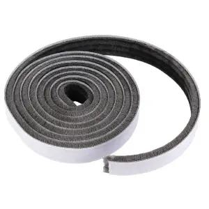 부착식 털 문풍지 소형 폭2cm 두께 7mm 길이2M/막이/틈새/현관/바람/문틈새/샷시/방풍/외풍/차단/방문/우풍