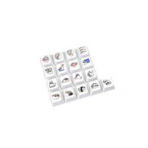 일본어키캡 일어 키캡 라멘 커스텀 블랙 표준 테마 빈티지 히라가나 포인트 감성 하우징