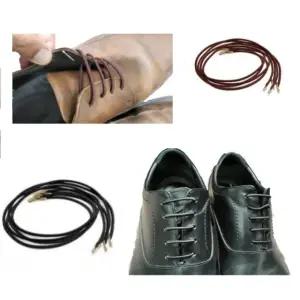 노 타이 매듭 풀리지 않는 고무 구두끈 매듭없는 끈 노타이 노매듭