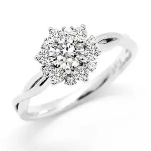 IGI GIA 3부 랩 그로운 다이아몬드 다이아 반지 프로포즈 아이비