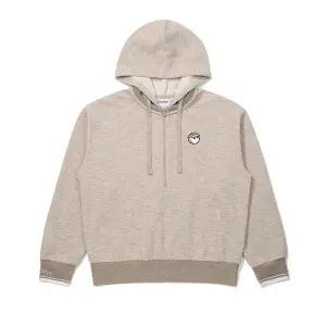 [말본골프]말본 여성 니트라이크 하프집업 후드 맨투맨 BEIGE M6122PFS11 BEI