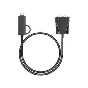 DTECH 고속 전송 속도 300bps-115200bps 타입 A 및 USB C to DB9 RS232 시리얼 어댑터 케이블 1.5m