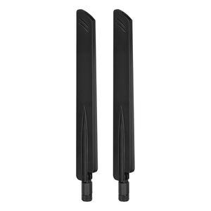 PC 컴퓨터 PCIe 카드 라우터 USB 어댑터 IP 카메라용 에이트우드 트라이밴드 WiFi 6E 안테나 6GHz 5GHz 2.4GHz RP-SMA WiFi 안테나(2팩)