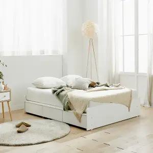 르마인 무헤드 3단서랍 빅수납 킹침대+프레임만(매트별도) K