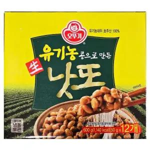 코스트코 오뚜기 유기농 낫또 50g 12개 무료배송 gx
