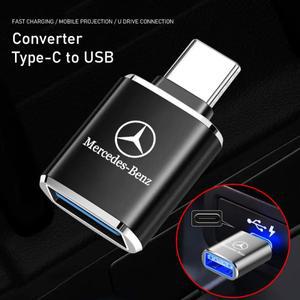 C타입 OTG 수-USB 암 어댑터 컨버터 커넥터, 메르세데스 벤츠 AMG W203 W211