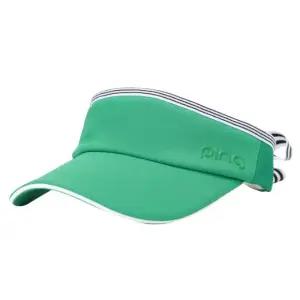 핑골프썬캡 KQF 121D1CP151_GN 여성 배색 테잎 뒷리본 썬바이저