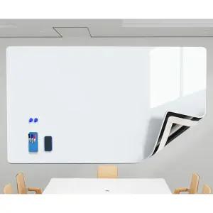 벽부착 화이트보드 부착식 접착식 칠판 스티커 시트지 무타공 보드 부착형 자석판