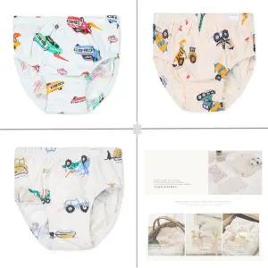 [오가닉맘]차캐릭터남아삼각팬티(러플 샌드카베 코니스)3종세트MKFUUP10