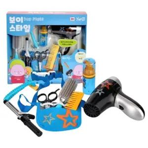 보이스타일 이발소놀이 미용도구 세트 여아 엄마표 어린이교구 사회성발달 5살
