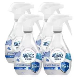 페브리즈 항균플러스 깨끗한향 370ml 4개