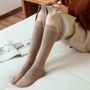 비쥬 니삭스 패션양말 니하이삭스 롱 무지 요가 오버