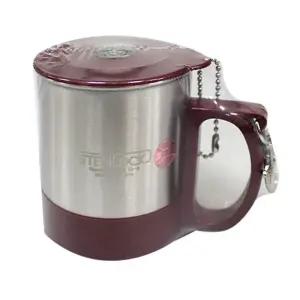 스텐 등산 컵 230ml 나침반 물컵 여행 캠핑 물잔/뚜껑/스테인리스/국산/텀블러/보온보냉/음료/손잡이/냉온