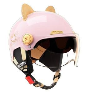 여성 오토바이 동물귀 라이딩 하이바 자외선차단 블루투스 헬멧 사이즈 남녀공용 하나의 모든