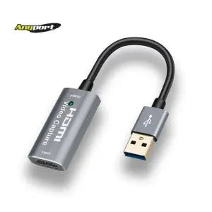 애니포트 AP-HDC4K USB 3.0 TO HDMI 4K 60Hz HDMI 캡쳐카드 C타입 젠더 포함