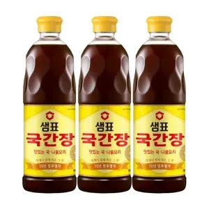 샘표 국간장 860ml, 3개