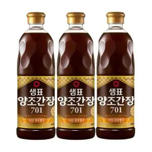 샘표 양조간장701 860ml, 3개