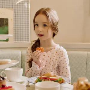 갤러리아 [오르시떼] 여아동 H008 베리베어 긴소매 파자마 세트