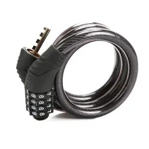 와이어 자전거 자물쇠 열쇠 체인 번호키 도난방지 잠금 장치 1M 도난방지 자물쇠 자전거 번호키 와이어