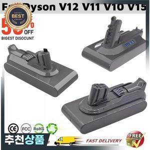 다이슨 호환 시리즈 진공 청소기 용 12800mAh 배터리 Fluffy V11 Absolute Extra V10 V8 SV17 V12 SV20 SV1