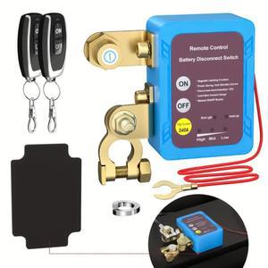 원격 배터리 분리 스위치 12V 240A 킬 스위치 자동 전원 차단 스위치 자동 Earu 용 원격 제어 스위치