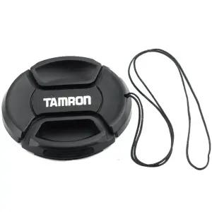 중앙 핀치 스냅온 전면 렌즈 캡 후드 커버 스트랩 포함 보호대 탐론 18-200 70-300 18-270 B008 카메라 Dsl