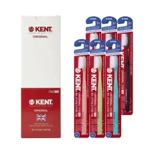 켄트칫솔 오리지널 부드러운 초극세모 6개입