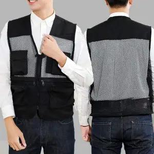 남자 XX06RF64 메쉬 포켓 등산 작업조끼 4color DK-0026