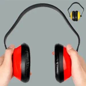 소음차단헤드셋 소음이 많은 작업 환경 휴대용 접이식 소음 방지 귀마개 헤드폰 헤드셋 일반형
