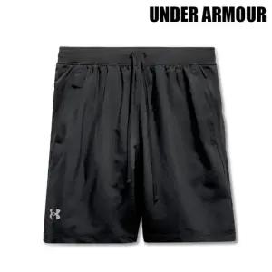 UA 남성 론치 투인원 7인치 쇼츠 반바지 블랙 1382641-001