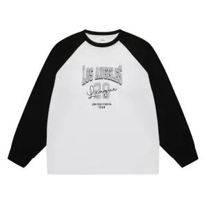 에꼴리에 세이브존07 오버핏 라글란 티셔츠  24QT452