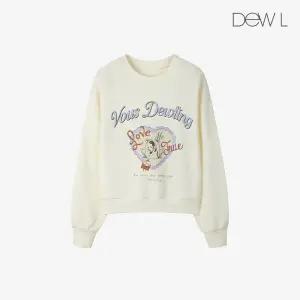 [듀엘링](하남점) 빈티지 그래픽 크롭 스 셔츠 CR_D254MSM106