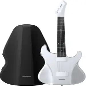 실리콘 줄이 있는 에어로밴드 기타 스마트 분리형 프렛보드가 트래블 사일런트 헤드폰 잭 내장 스피커 및