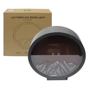 홈캉스 불멍 램프 조명 무드등 LED 라운드형캠핑조명