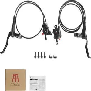 Zmgdrm MT200 MTB 유압 디스크 브레이크 세트 왼쪽 전면 800mm 오른쪽 후면 1550mm 산악 자전거 2 피스톤