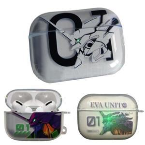 에반게리온 에바 01 에어팟 1 2 3 프로 케이스 애니메이션 소프트 커버 4 낙하 방지 보호 쉘 후크 포함