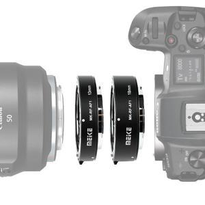 호환 Meike MK-RF-AF1 AF 매크로 익스텐션 튜브 솔리드 메탈 총검  캐논 RF 마운트 R10 R8 R7 R6 C70 R RP