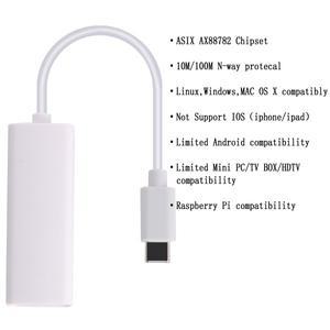 호환 마이크로 USB-RJ45 Lan 이더넷 어댑터 100Mbps Asix AX88772B 변환기  10M