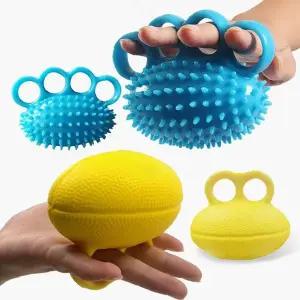 손 재활 운동 스폰지 마사지 볼 실리콘 악력 훈련 요양원 복지관 손가락 운동 보조