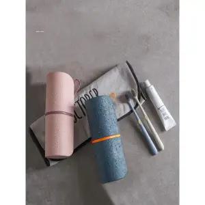 프리미엄 규조토칫솔꽂이 야외 휴대용 칫솔보관함 칫솔 박스 커플 세트 오션블루+체리블라썸핑크