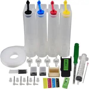 잉크젯 프린터용 HYROOY 연속 잉크 공급 l 컬러 리필 키트 교체용